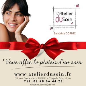 bon cadeau bourges massage soin corps visage esthetique chapelle saint ursin sandrine cornic